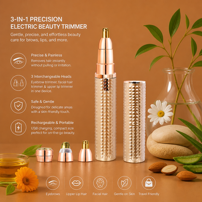 3-in-1 Precision Electric Beauty Trimmer
