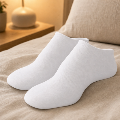 Silicone Gel Moisturizing Spa Socks for Dry & Cracked Feet
