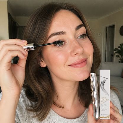 Waterproof Curl & Length Mascara – Long-Lasting Smudge-Proof Formula