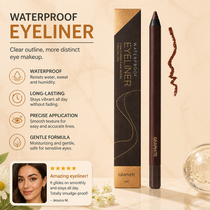 Waterproof Glitter Gel Eyeliner – Long-Lasting Smudge-Proof Color