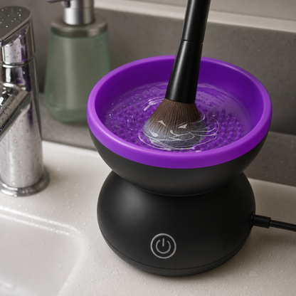 Electric Makeup Brush Cleaner – Deep Cleans & Dries in Seconds