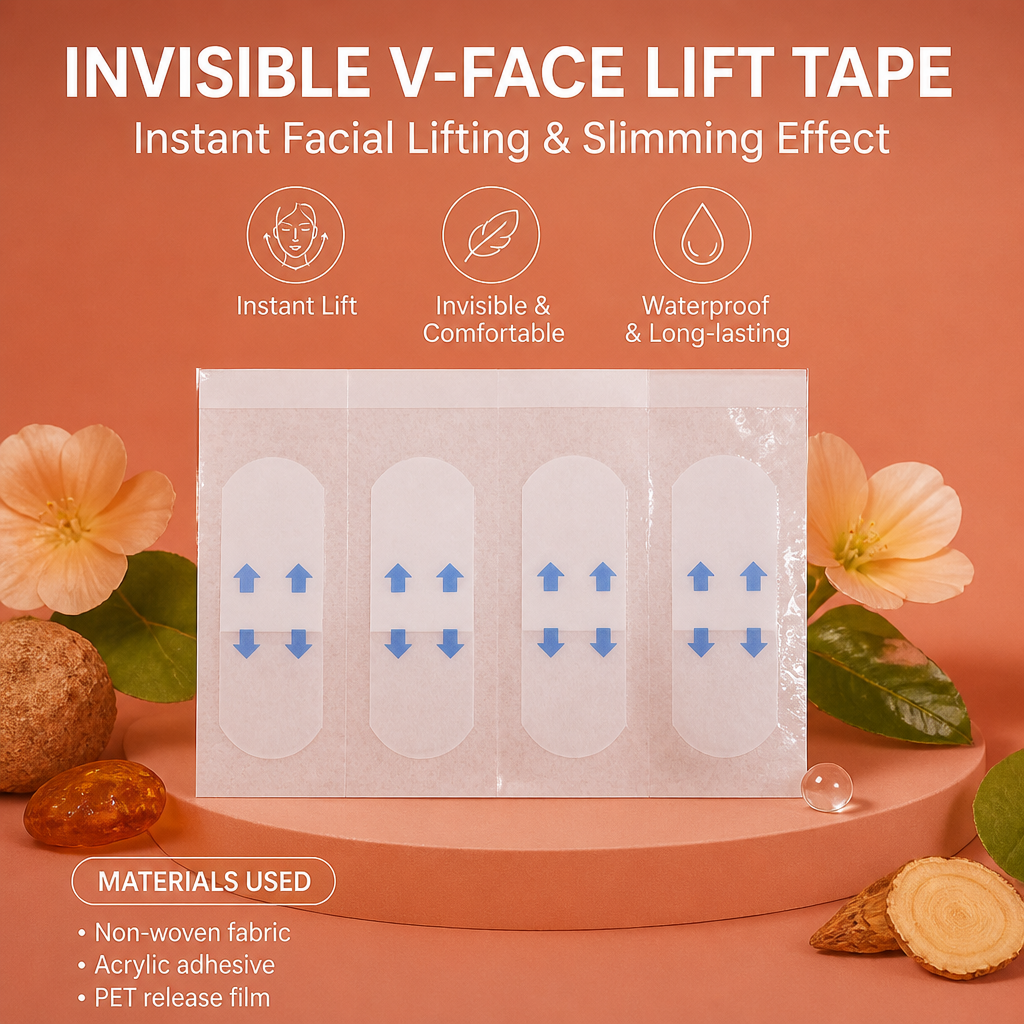 Invisible V-Face Lift Tape – Instant Facial Lifting & Slimming Effect