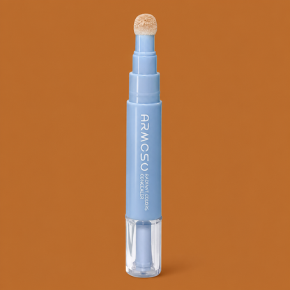 2-in-1 Hydrating Full-Coverage Concealer Pen & Stick with Blending Sponge