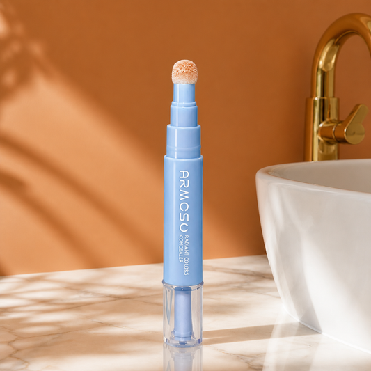 2-in-1 Hydrating Full-Coverage Concealer Pen & Stick with Blending Sponge