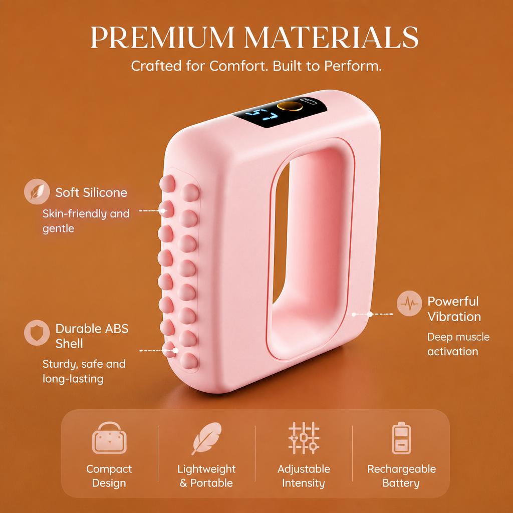 Fascia Massage Device – Vibrating Muscle Activation and Body Shaping Device for Abdomen, Waist and Full Body