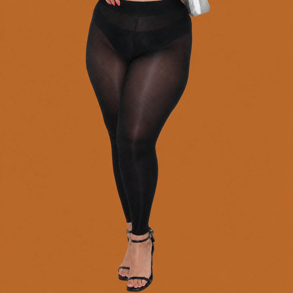 Women’s Fleece-Lined Tights with Shaping Waistband