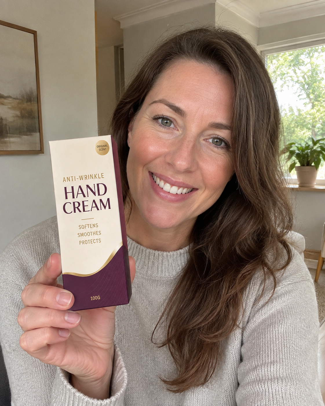 Australian Beauty customer using the featured product