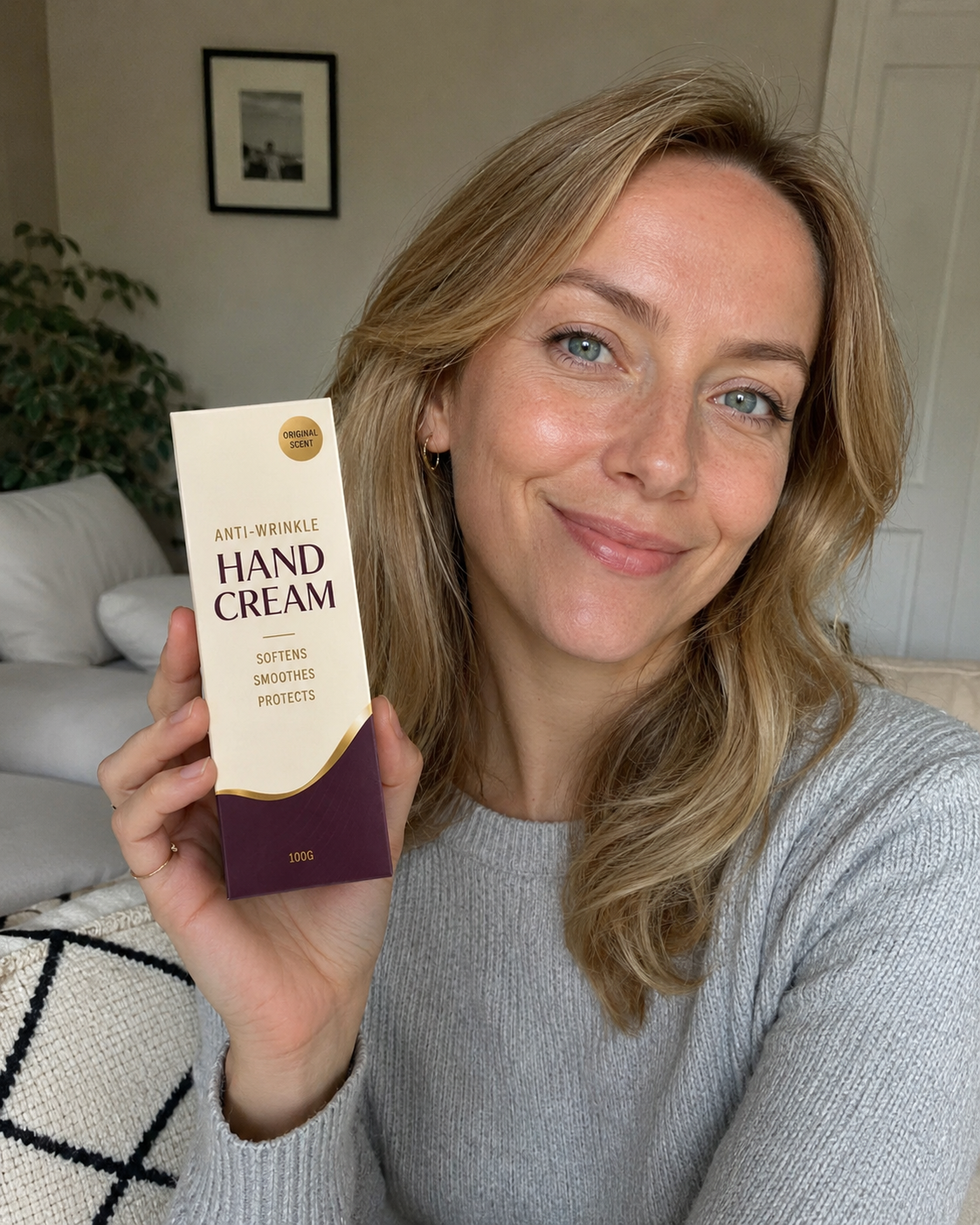 Australian Beauty customer using the featured product