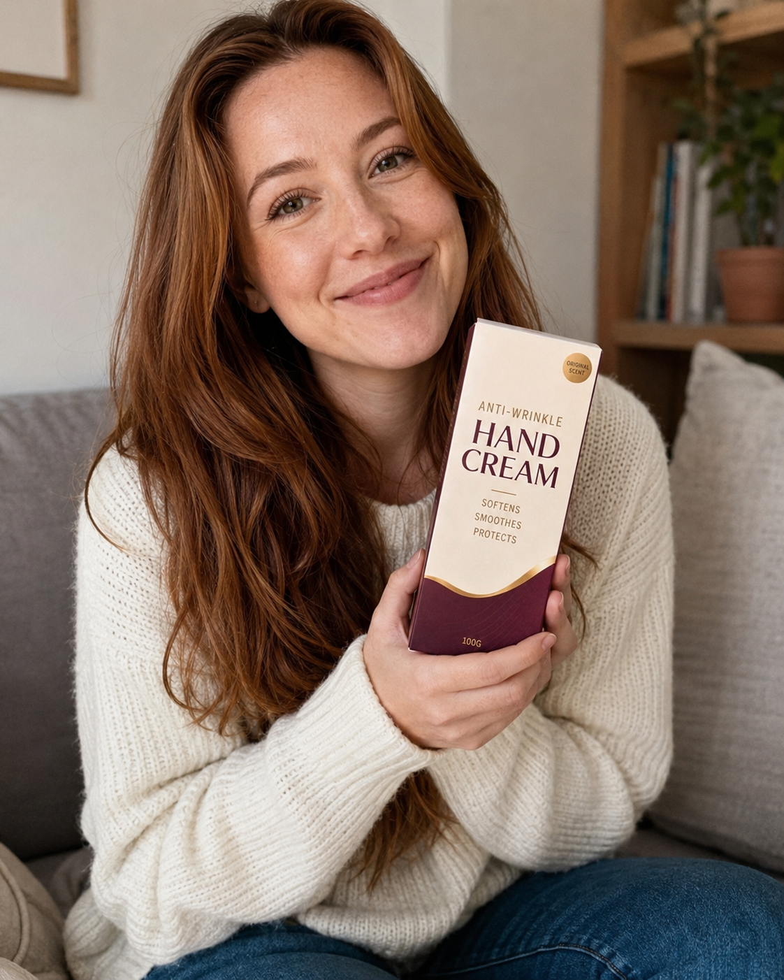 Australian Beauty customer using the featured product