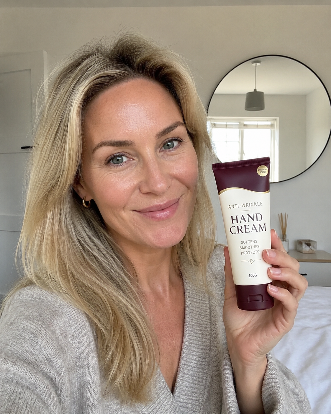 Australian Beauty customer using the featured product
