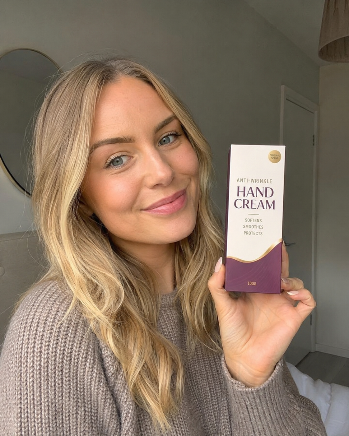 Australian Beauty customer using the featured product