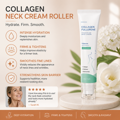 Collagen Neck Cream Roller – Hydrating Care for Smooth-Looking Skin