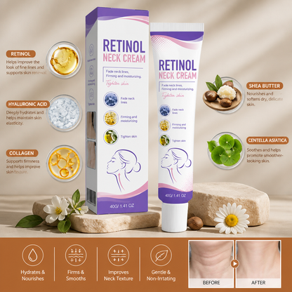 Retinol Neck Cream – Hydrating Formula for a Smoother-Looking Neck