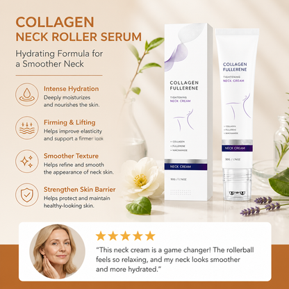 Collagen Neck Roller Serum – Hydrating Formula for a Smoother Neck