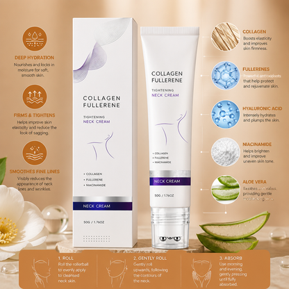Collagen Neck Roller Serum – Hydrating Formula for a Smoother Neck