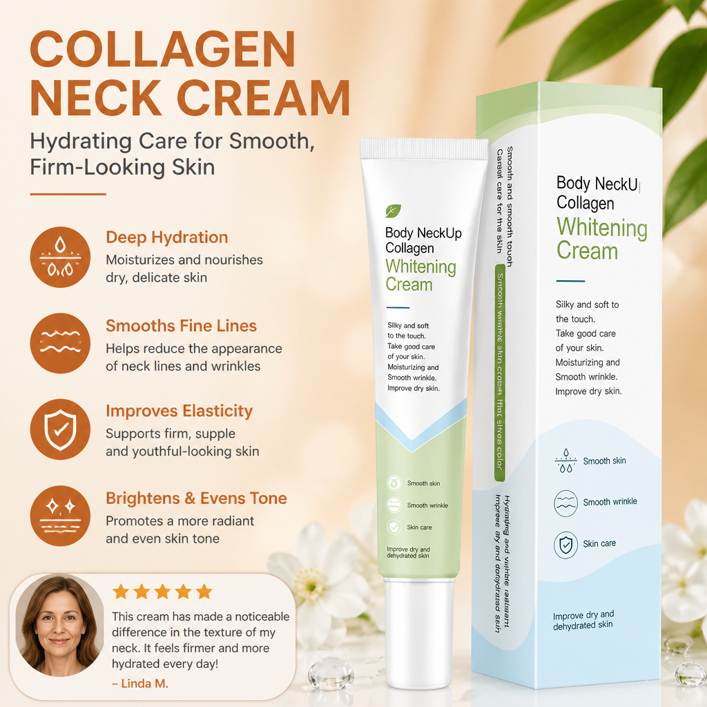 Collagen Neck Cream – Hydrating Care for Smooth, Firm-Looking Skin