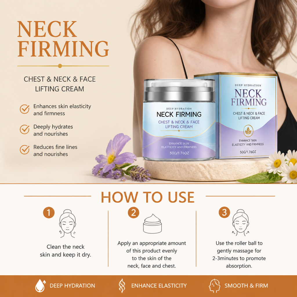 Neck Firming Cream – Hydrating Care for a Smoother-Looking Neck & Décolletage