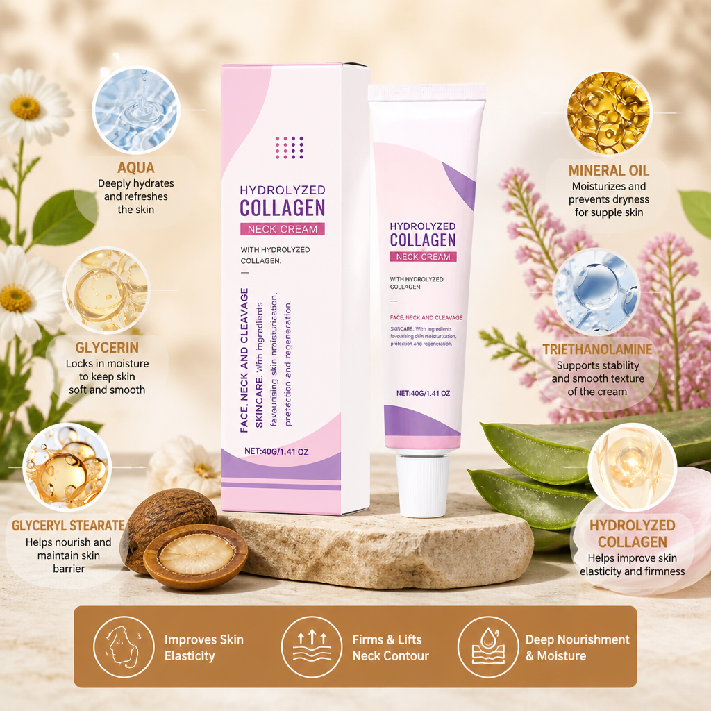 Hydrolyzed Collagen Neck Cream – Nourishing Care for Firmer-Looking Skin