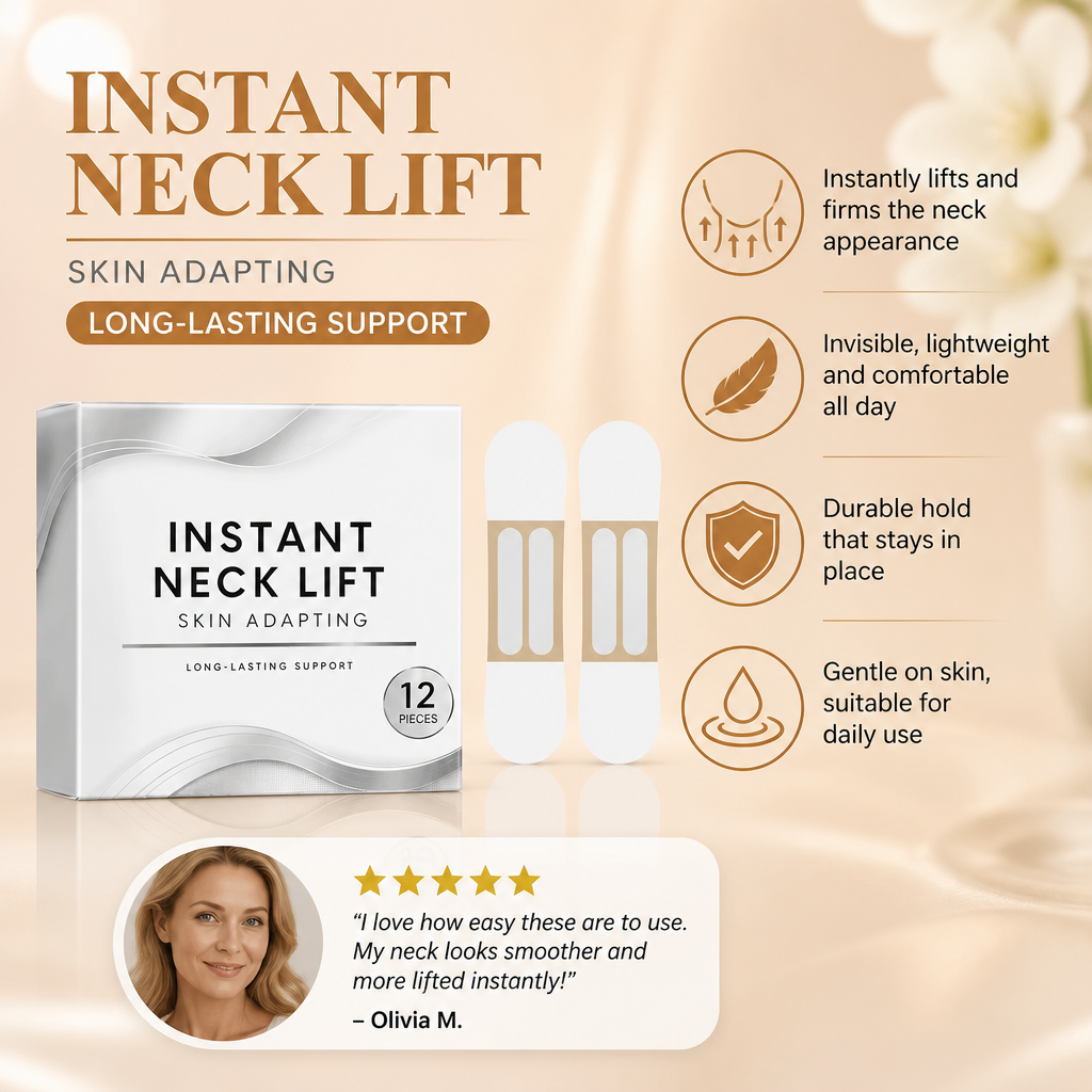 Invisible Neck Lift Tape – Discreet Adhesive Patches for a Firmer Look