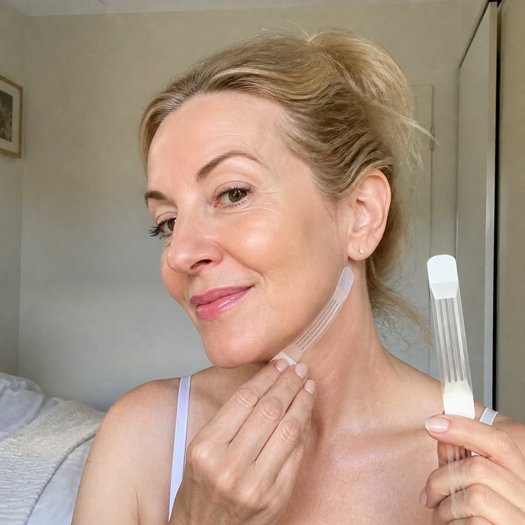 Invisible Neck Lift Tape – Firming Adhesive Strips for a Smooth Neckline
