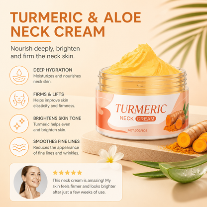 Turmeric & Aloe Neck Cream – Daily Hydration for Brighter-Looking Skin