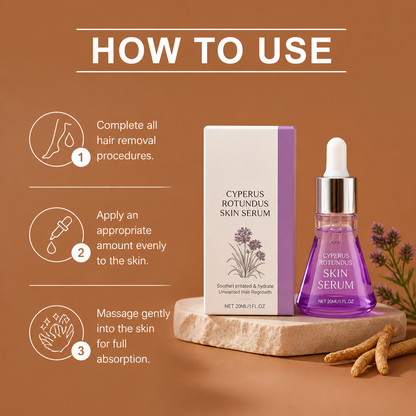 Cyperus Rotundus Skin Serum for Smooth-Looking Skin Care
