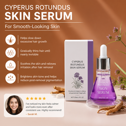 Cyperus Rotundus Skin Serum for Smooth-Looking Skin Care