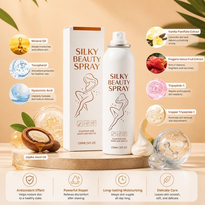 Silky Smooth Hair Removal Spray for Gentle Skin Care