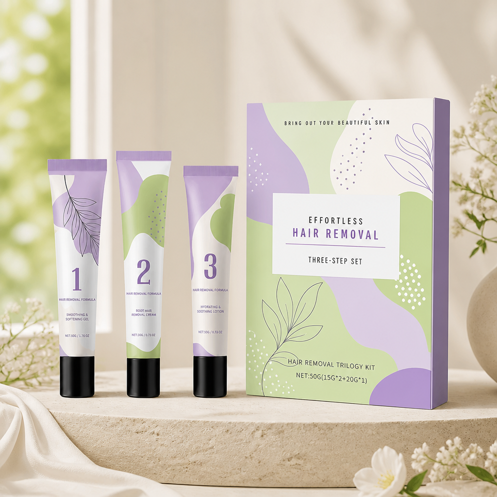 Hydrating Hair Removal Cream Set – Smooth Skin Care with Soothing Formula