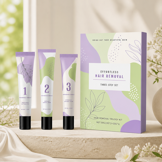 Hydrating Hair Removal Cream Set – Smooth Skin Care with Soothing Formula