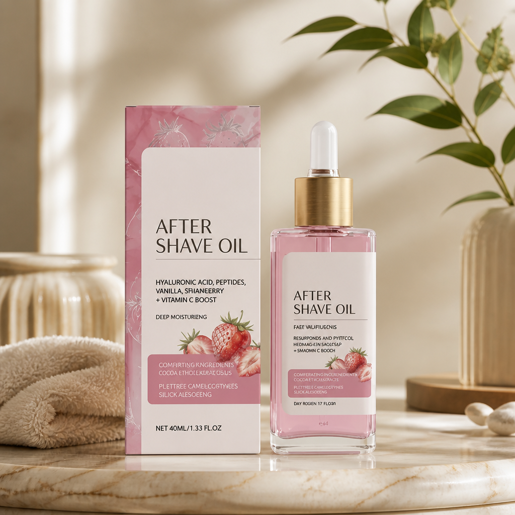 After Shave Oil for Smooth Hydrated Skin Care