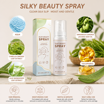 Gentle Hair Removal Spray with Aloe Vera for Smooth Skin