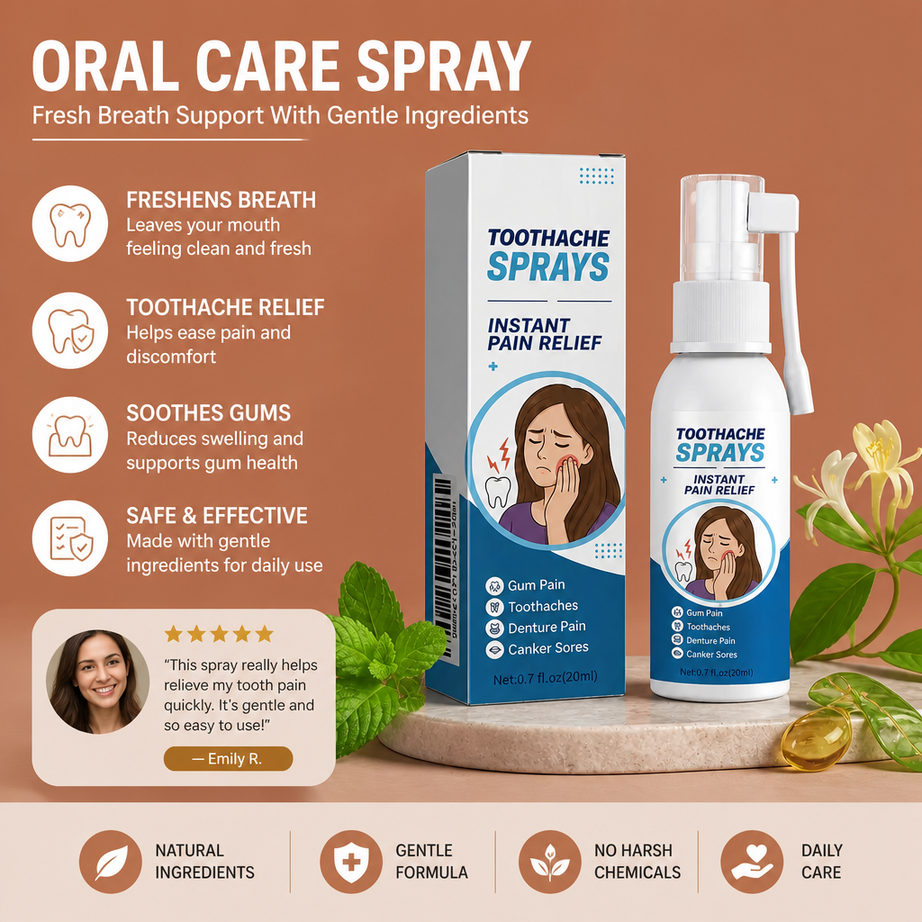 Oral Care Spray – Fresh Breath Support With Gentle Ingredients
