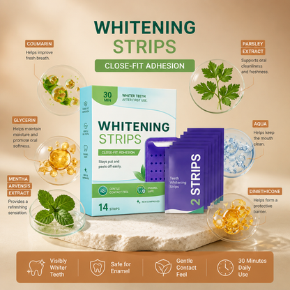 Teeth Whitening Strips – Gentle Formula For A Brighter Smile
