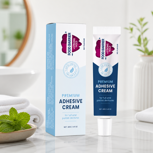 Premium Denture Adhesive Cream – Strong Hold For Comfortable Wear