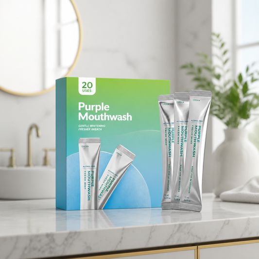 Portable Mint Mouthwash Sachets – Fresh Oral Care For Daily Use