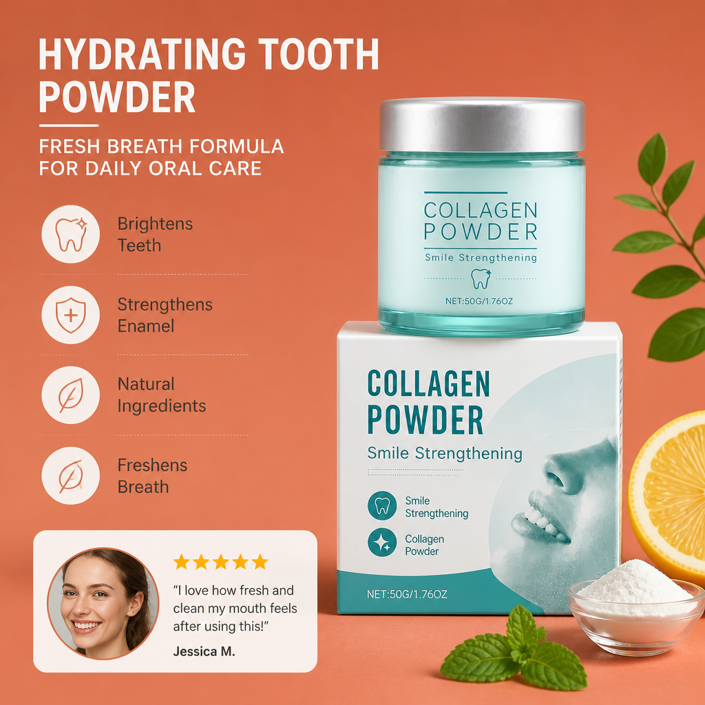Hydrating Tooth Powder – Fresh Breath Formula For Daily Oral Care
