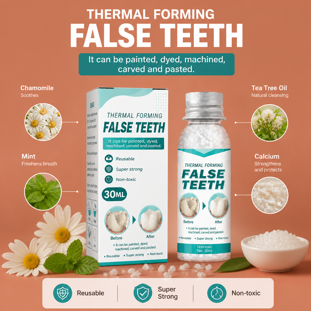 Temporary Tooth Repair Beads – Moldable Cosmetic Tooth Replacement