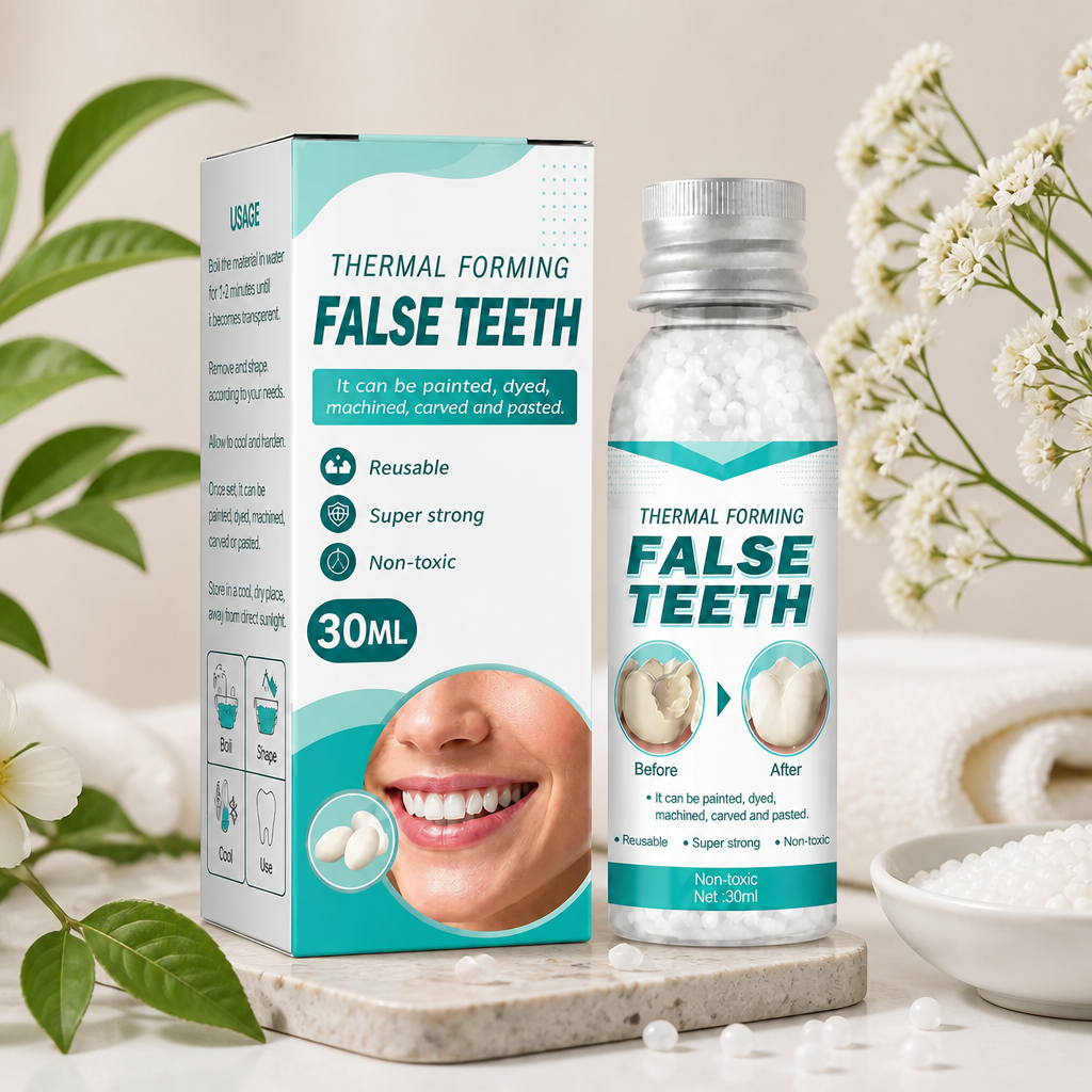 Temporary Tooth Repair Beads – Moldable Cosmetic Tooth Replacement