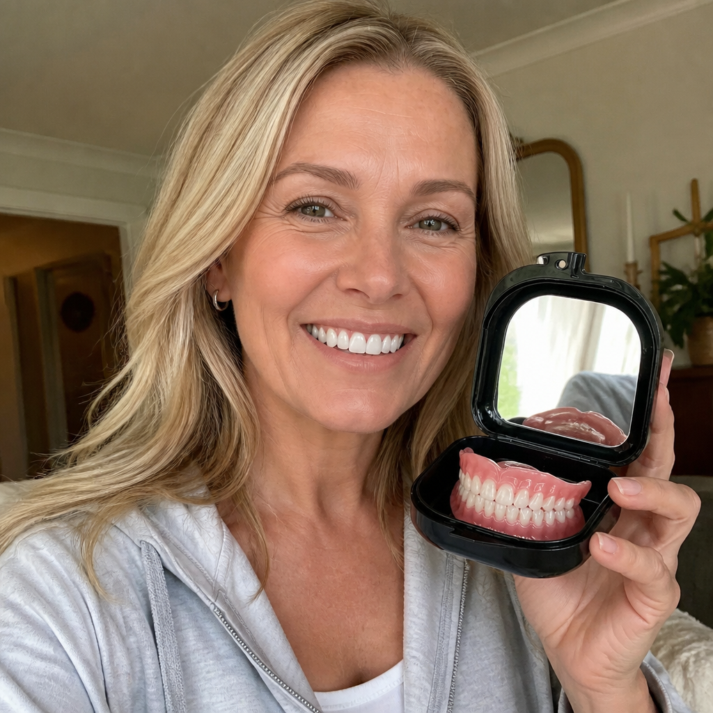 Custom Fit Denture Adhesive Gel – Secure Hold For Comfortable Smiles