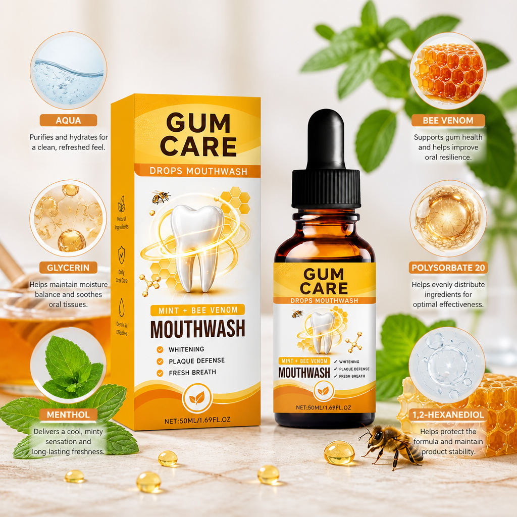 Mint Fresh Mouthwash Drops – Convenient Daily Oral Care Formula