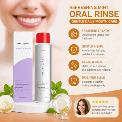 Refreshing Mint Oral Rinse – Gentle Daily Mouth Care Formula