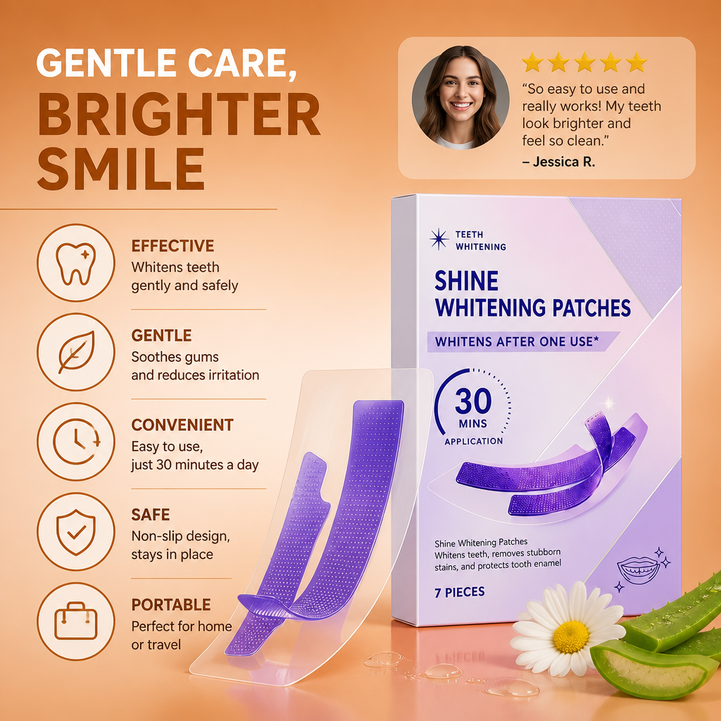 Hydrogel Teeth Whitening Strips – Gentle Smile Brightening Care