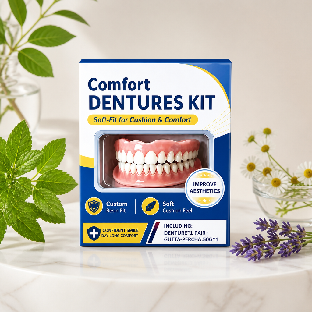 Custom Fit Denture Repair Gel – Comfortable Natural-Looking Denture Solution