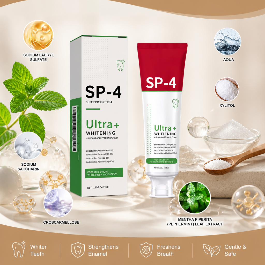 Fresh Breath Whitening Toothpaste – Gentle Stain Removal & Mint Care