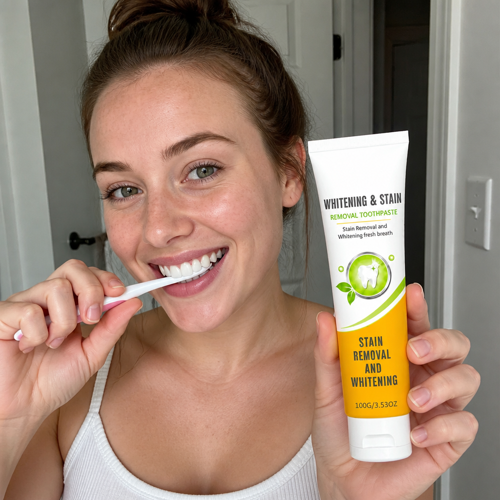 Whitening Toothpaste – Gentle Stain Removal for a Fresh Smile
