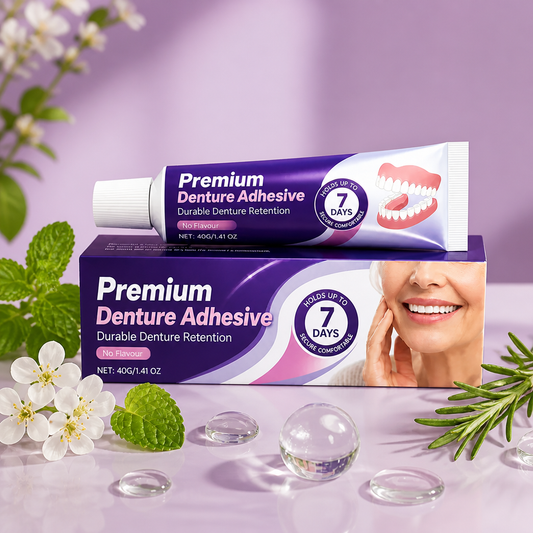 Premium Denture Adhesive – Strong Hold for Comfortable Denture Wear