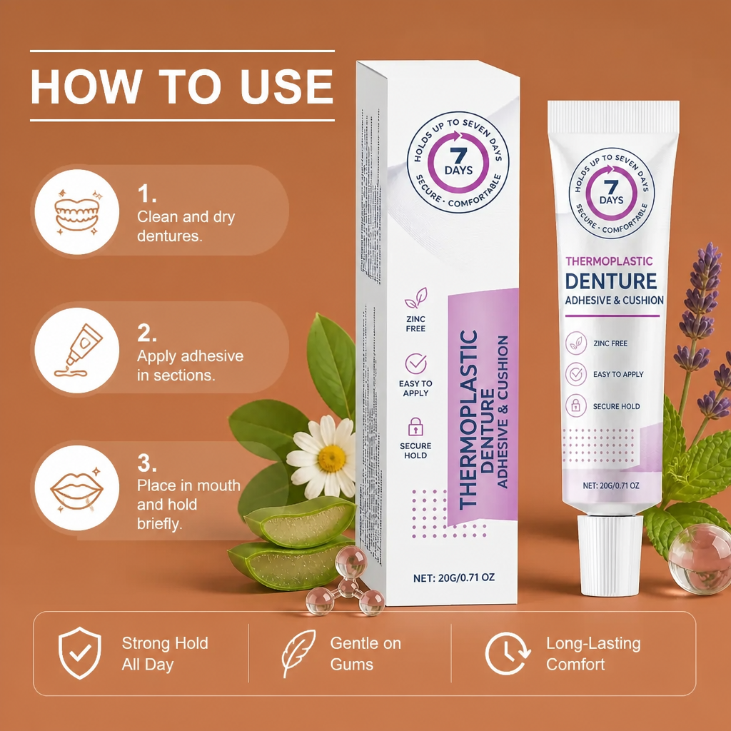 Denture Adhesive Cream – Long-Lasting Comfort And Secure Fit