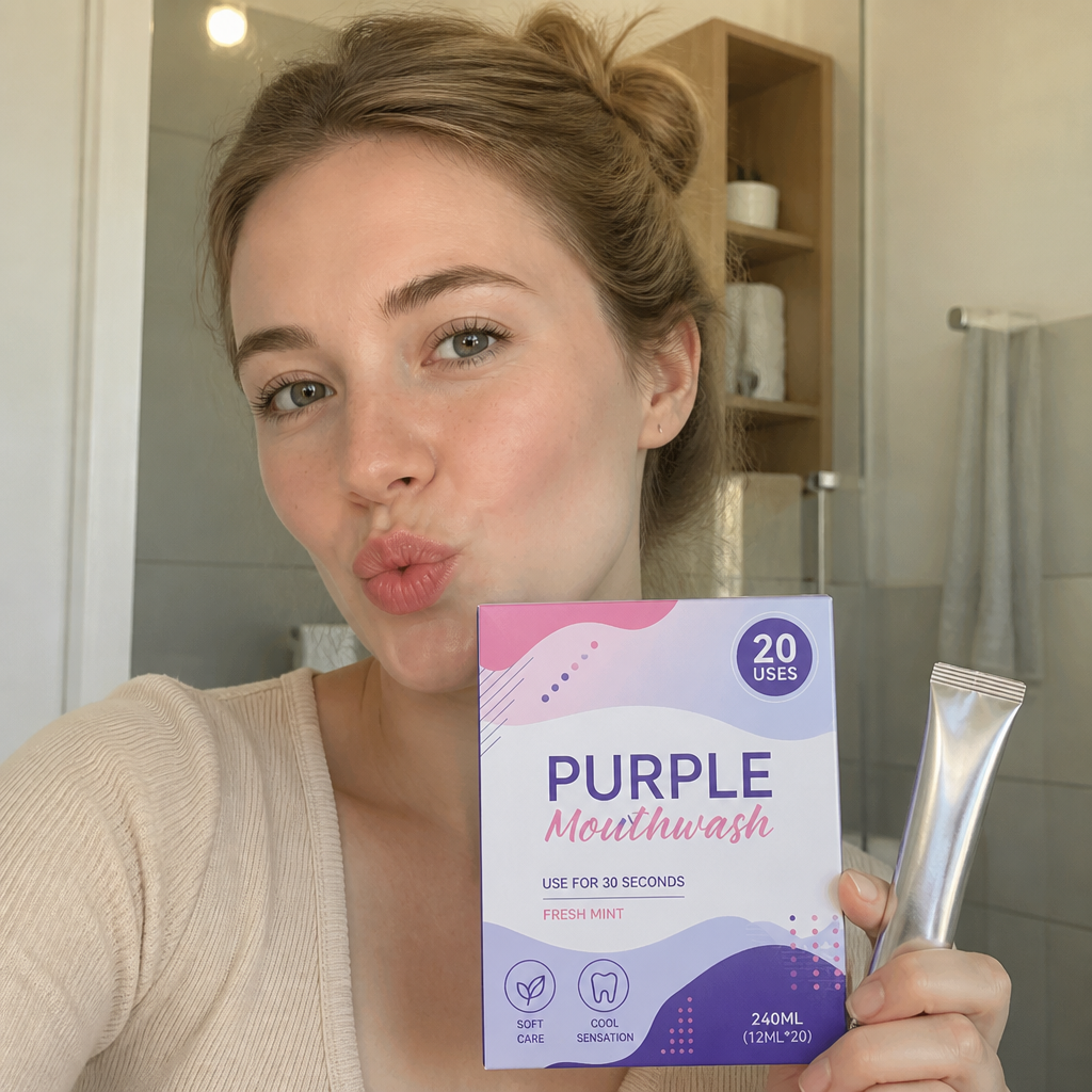 Purple Refreshing Mouthwash – Daily Freshness For A Clean Oral Care Routine