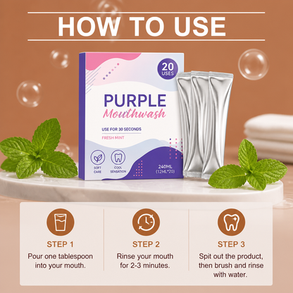 Purple Refreshing Mouthwash – Daily Freshness For A Clean Oral Care Routine